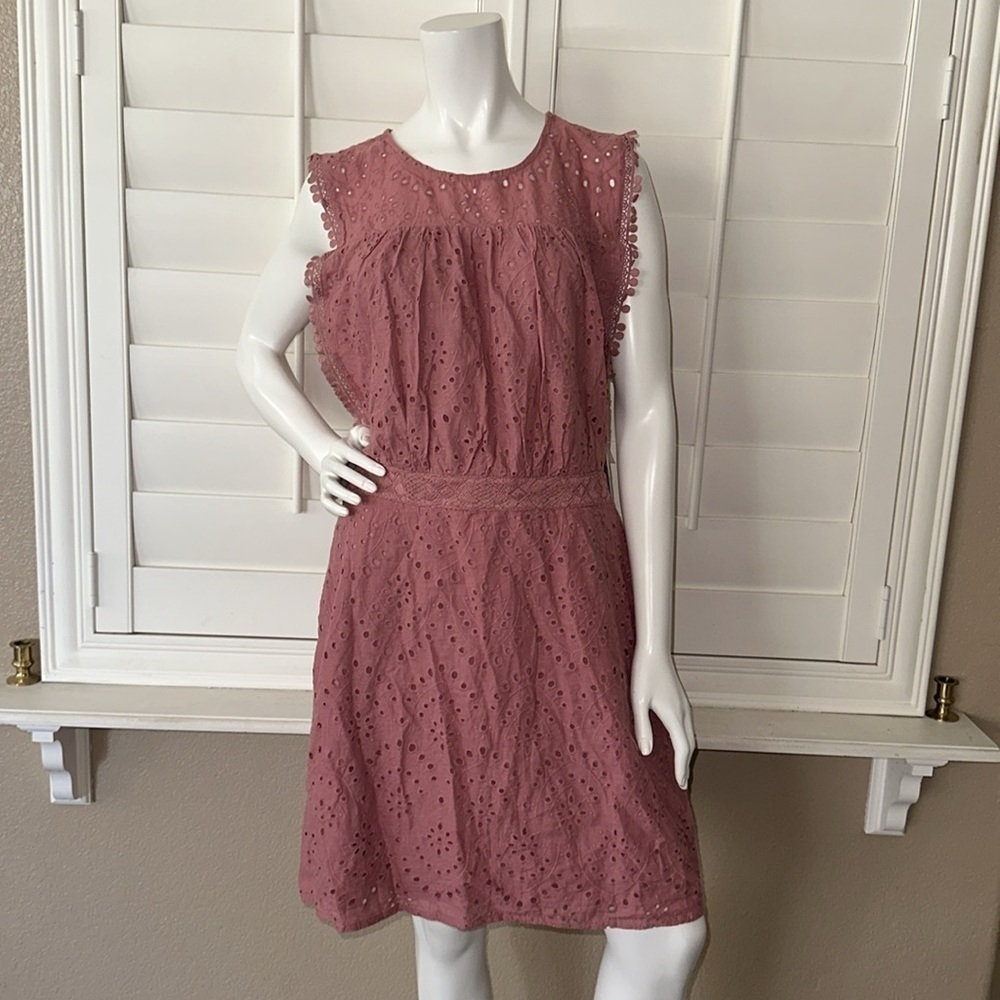 JUSTFAB Eyelet Shift Dress
